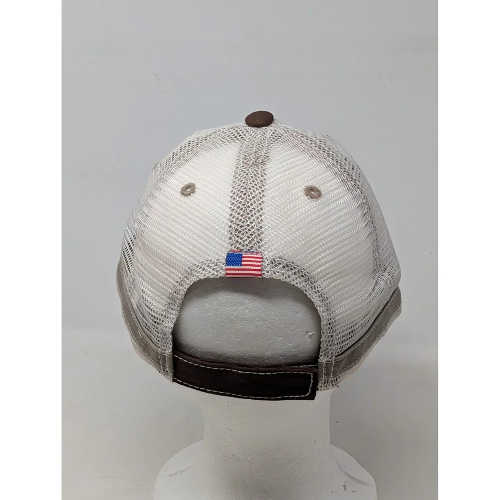 Federal Premium Ammunition Trucker Hat Brown Tan Mesh Back Embroidered Cap OSFM